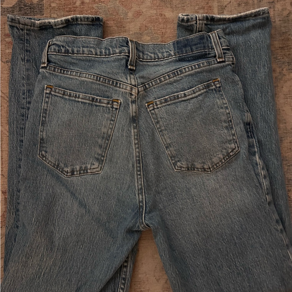 Abercrombie & Fitch Vintage Wash Straight Jeans - Faded Blue